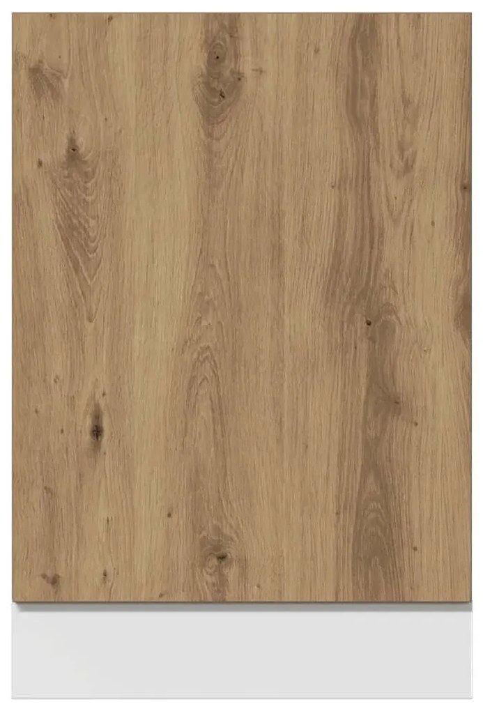 mosogatógép panel kézműves tölgy 45x3x67 cm műszaki fa