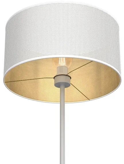 Állólámpa LOFT SHADE 1xE27/60W/230V fehér/arany