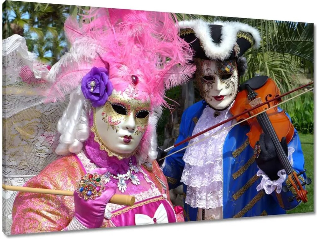 Vászonkép 90x60 Velencei maszk