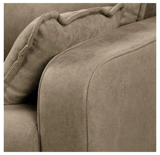 Világosbarna kanapé 193 cm Beata – Ropez