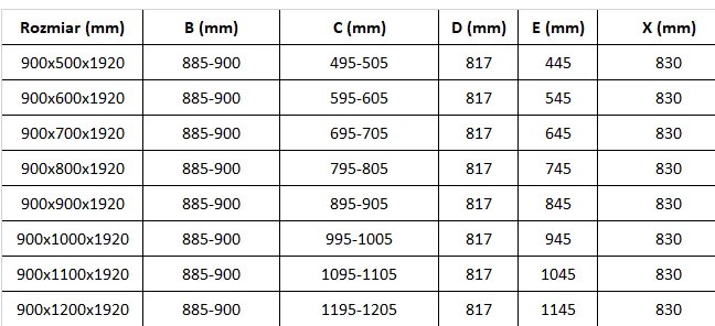 Mexen Pretoria, zuhanykabin 90 (ajtó) x 70 (fali) cm, 6mm átlátszó üveg, króm profil + fekete zuhanytálca, 852-090-070-01-00-4070