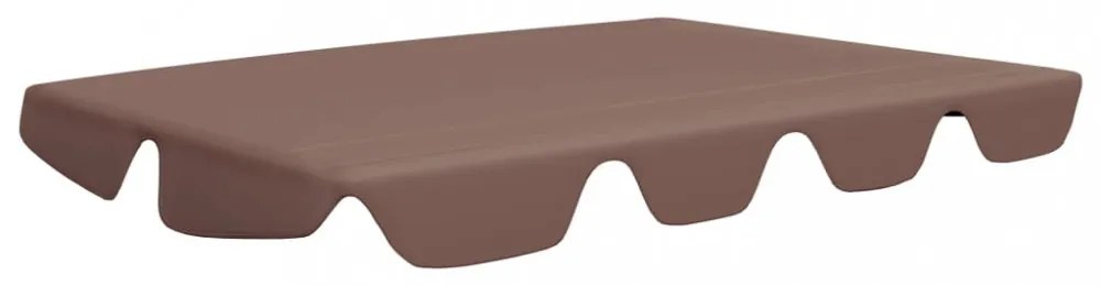 barna csere ponyva kerti hintaágyhoz 150/130 x 105/70 cm