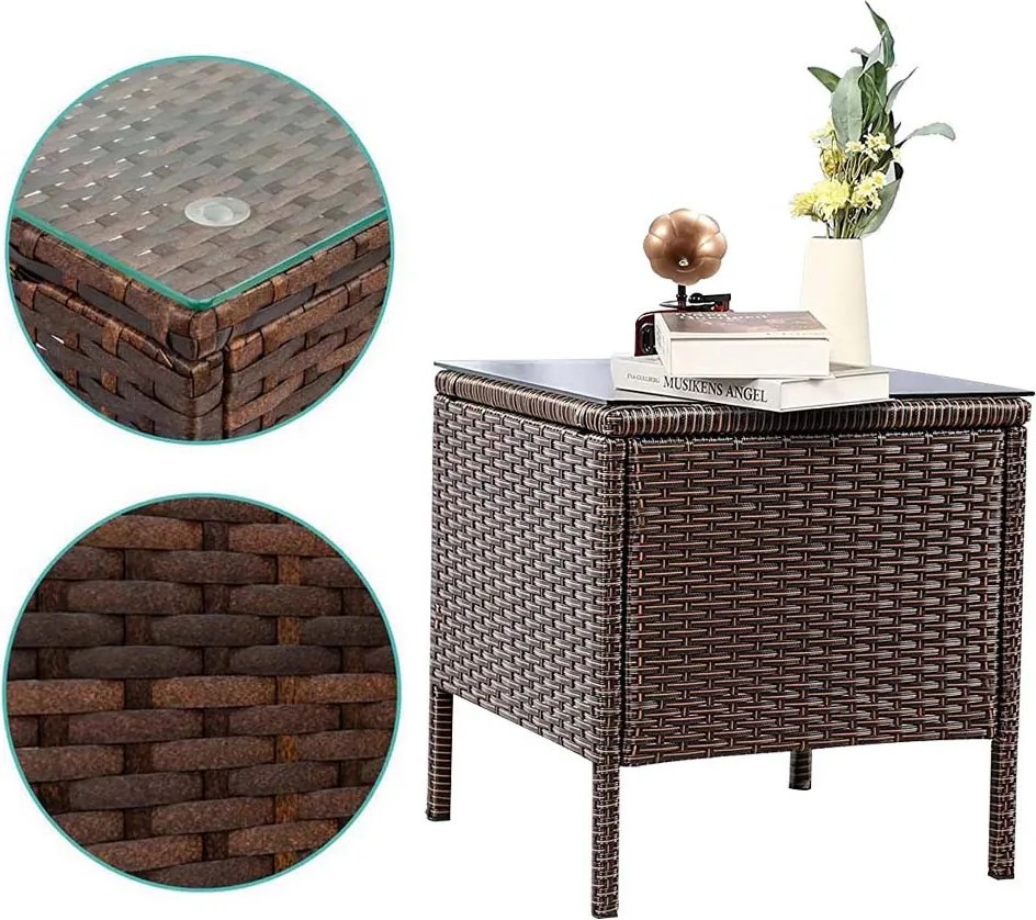 Polyrattan kerti bútor szett