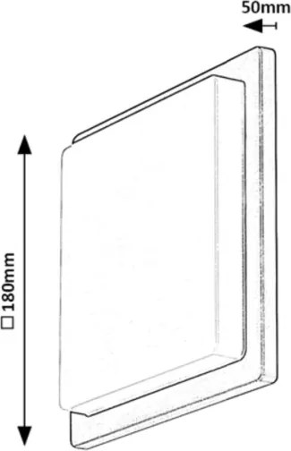 Rabalux 7204 - LED Kültéri fali lámpa ONTARIO LED/8W/230V IP65
