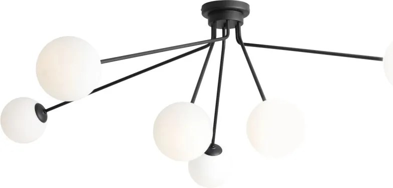 ALDEX 1082PL_K1 HOLM Mennyezeti Csillár Fehér, Fekete E14 IP20