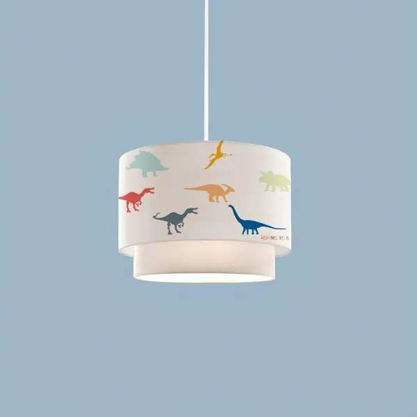 Gyerek csillár CANDY 1xE27/40W/230V fehér/többszínű