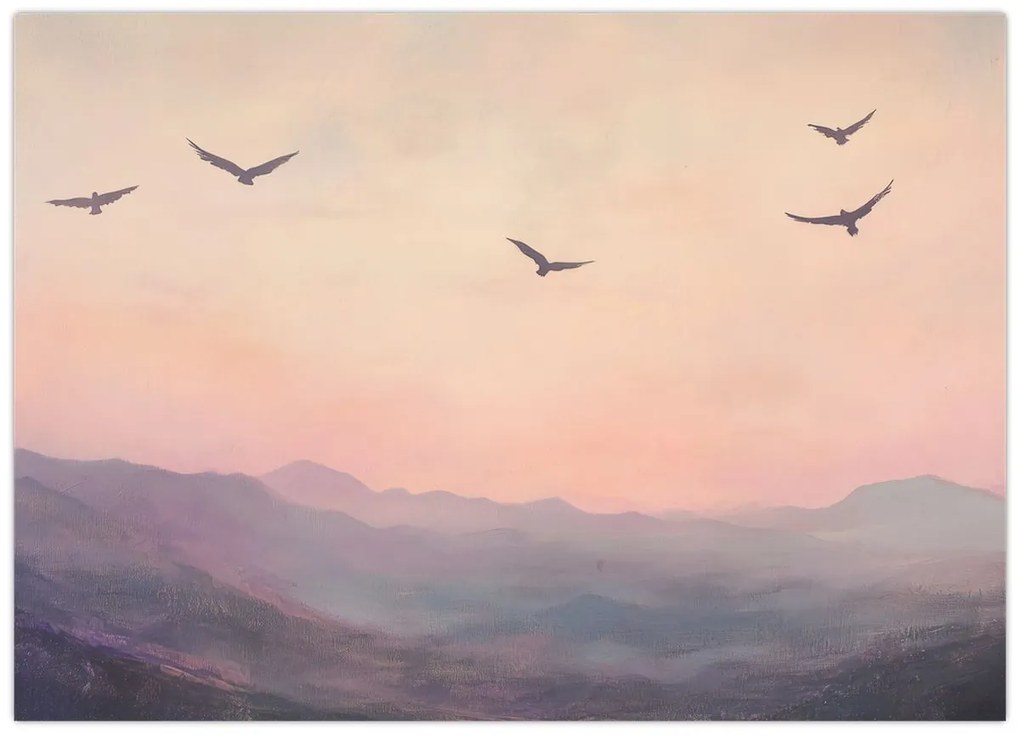 Kép - Madárcsapat II. (70x50 cm)