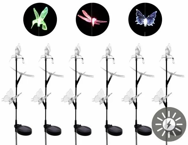 NEXOS Napelemes LED világító szett 6 db