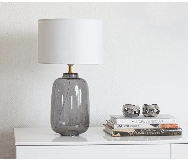 Cottex 8000110-4505 - BLAKE asztali lámpa 1xE27/8W/230V szürke