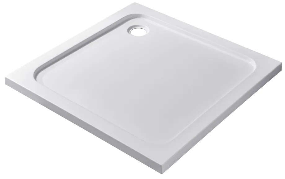 Coria 80x80x 5 cm szögletes alakú, akril zuhanytálca