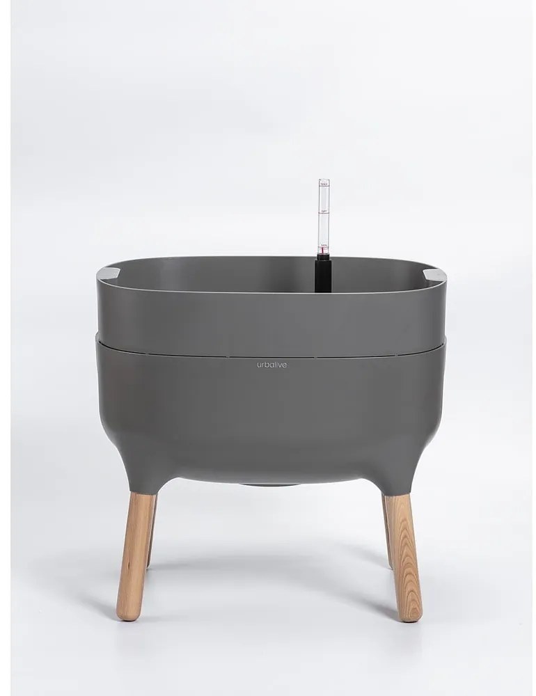 Műanyag önöntözős termesztő virágláda Urbalive – Plastia