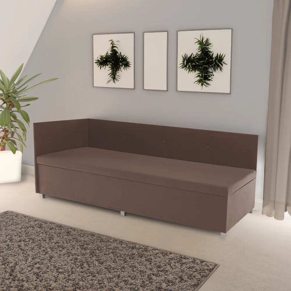 Heverő tárolóhellyel, barna Taupe, AURIA UNI