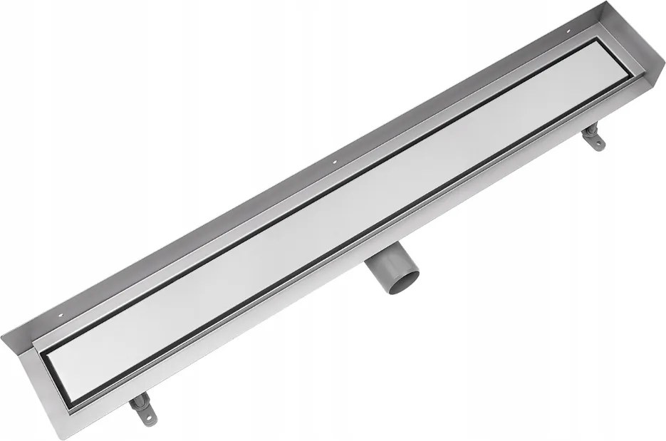 Falra szerelhető lineáris lefolyó Vogi Duo csempe alá Jobbos Gallér 90 cm