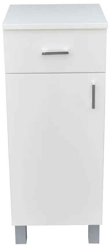 Viva STYLE fürdőszobai ÁLLÓSZEKRÉNY 85 alacsony POLCOS - 1 fiók - BALOS - 35 x 33 x 85 cm