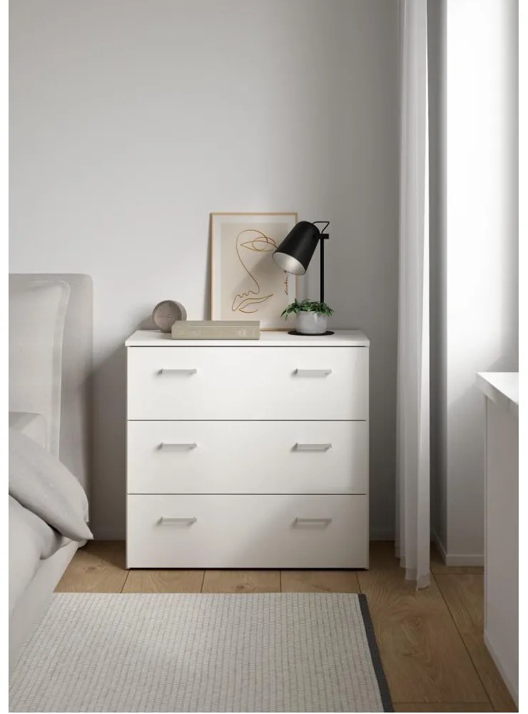 GARBO 3 komód, fehér