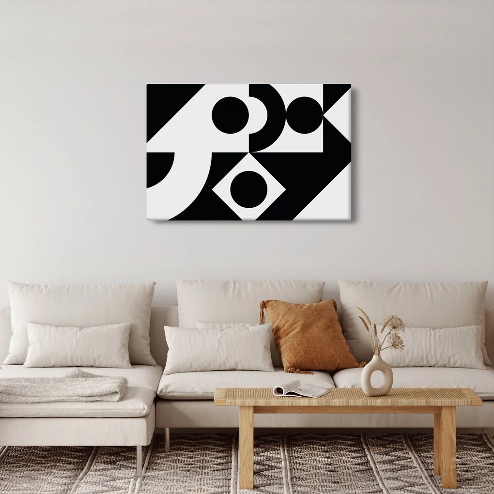 Kép - Geometriai absztrakció N⁰1 (90x60 cm)
