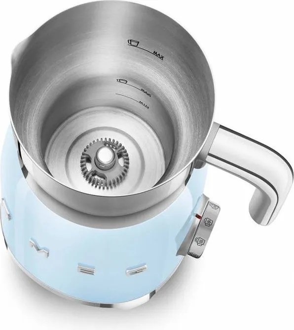 Világoskék elektromos tejhabosító 50's Retro Style – SMEG