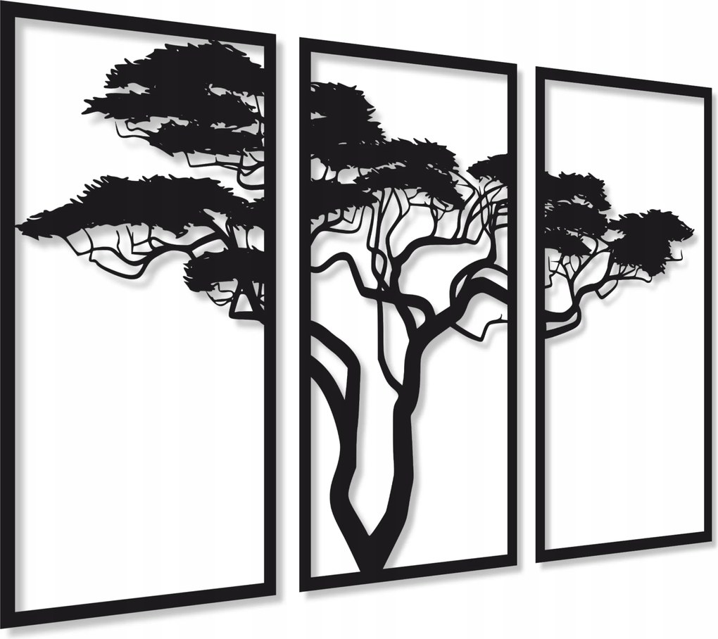 Fali Dekoráció Áttört Kép 3D Fali Dekoráció Bonsai 3D Chrobotek Alap