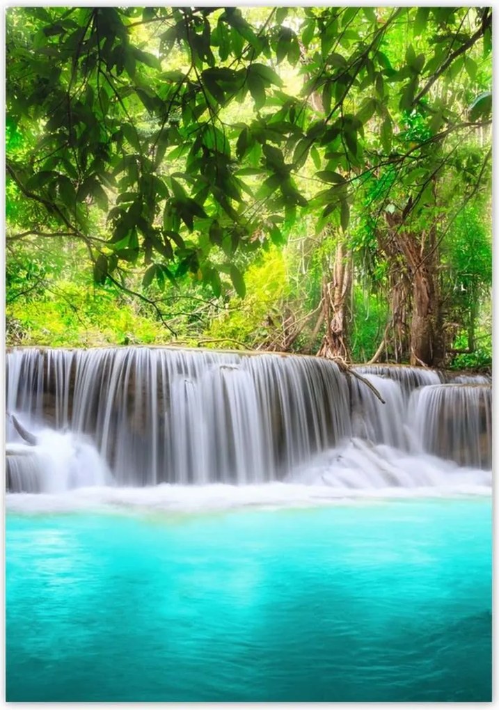 Poszterek 70x100 Vízesés Ázsiában