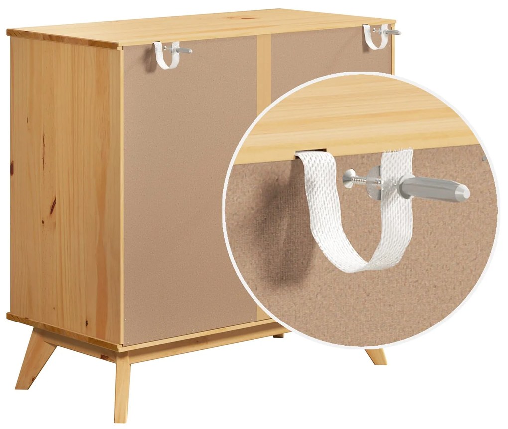 Casaria® Borneo komód - 80x40x79 cm