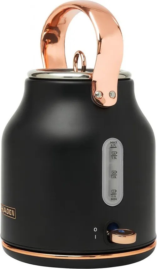 Fekete vízforraló 1,7 l Heritage – Haden