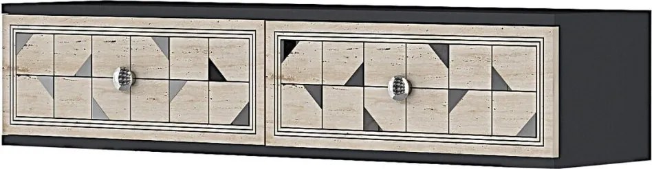 Moka 120 - Anthracite, Travertine, Silver