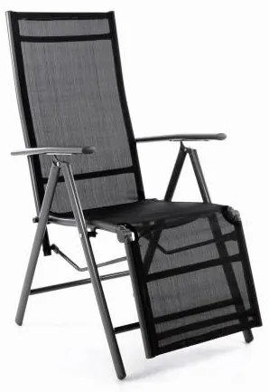 GARTHEN Kerti szék összecsukható RELAX antracit