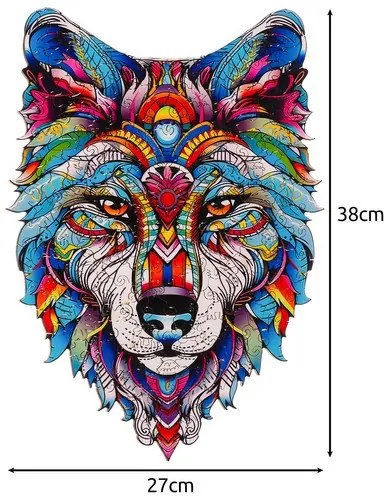 Wooden puzzle - Kruzzel puzzle 24552