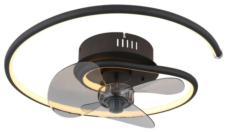 Globo Koren 03660 távirányítós mennyezeti ventilátoros lámpa, 30W LED, 2700K-6500K, 105-1660 lm