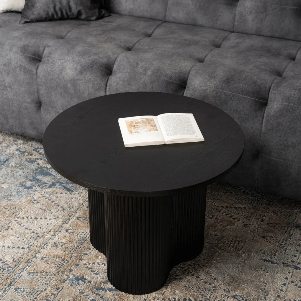 Dohányzóasztal Fekete Színben. DERIAN