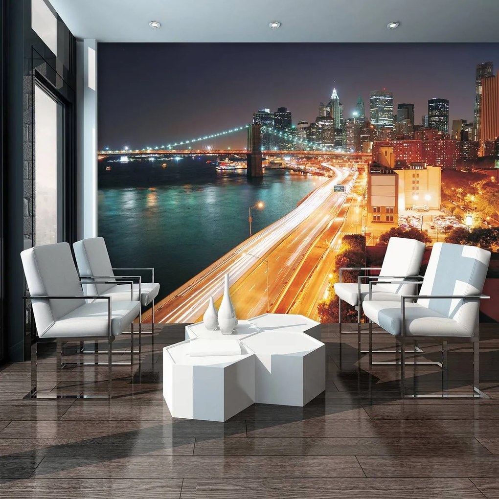 Fotótapéta - Brooklyn-híd New York-ban (152,5x104 cm)