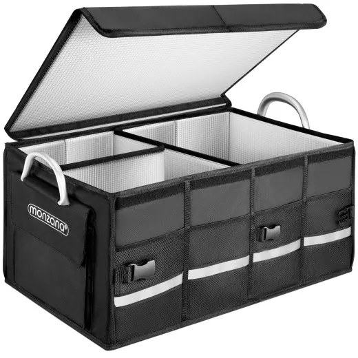 Deuba Bőröndszervező szigeteléssel fekete - 60x35x30 cm