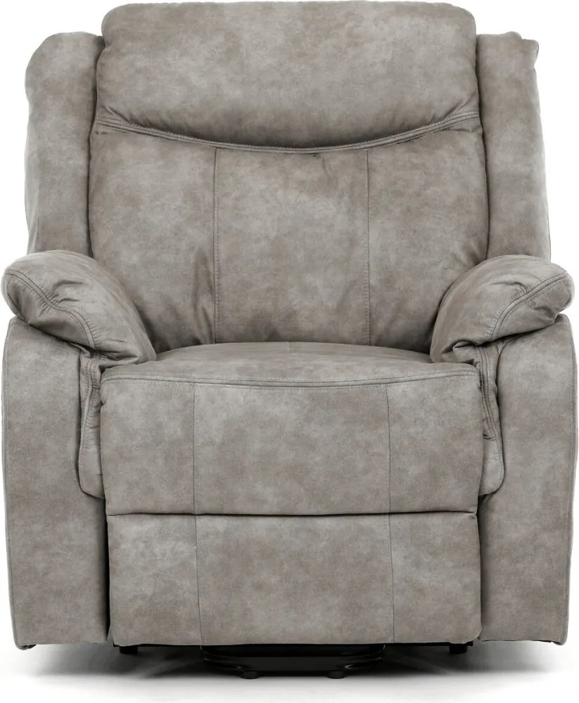 Elektromos relax fotel állítható háttámlával szürke vintage szövet TV-Q8668 GREY3