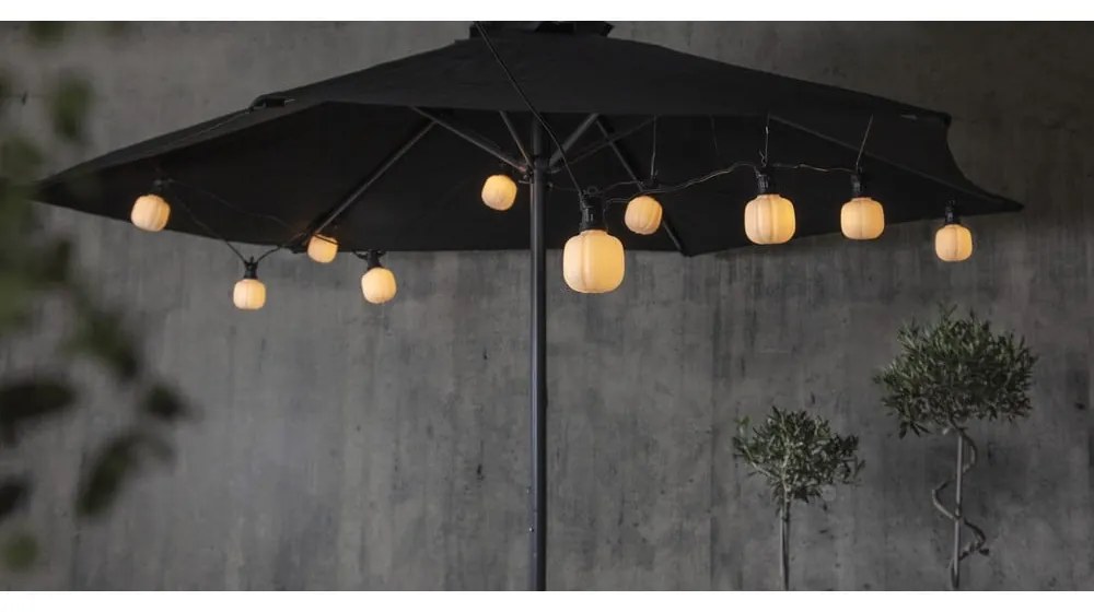 Big Maxi fekete LED kültéri fényfüzér, hosszúság 5 m - Star Trading