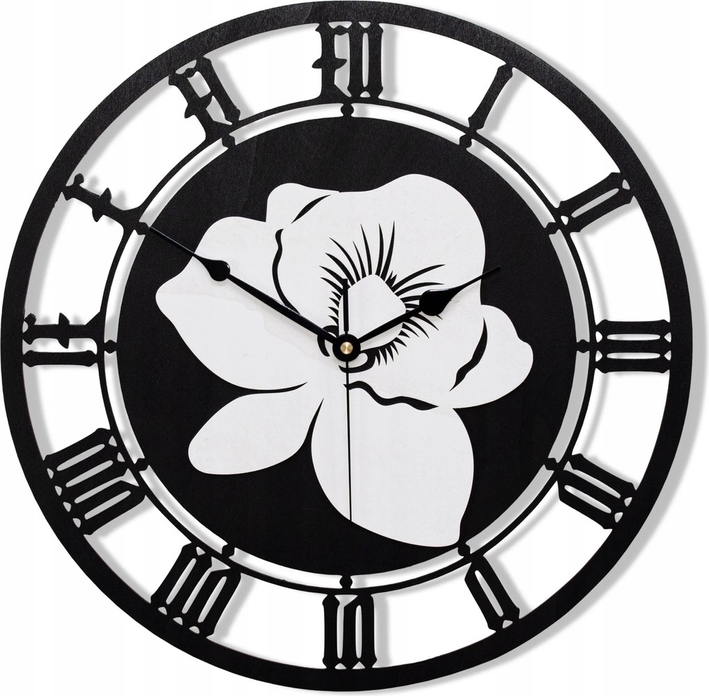 Dekoratív Falióra,trópusi Stílus,orchidea