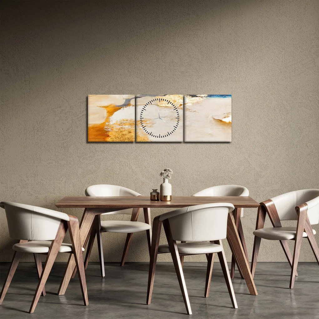 Kép - Absztrakció (órával) (90x30 cm)