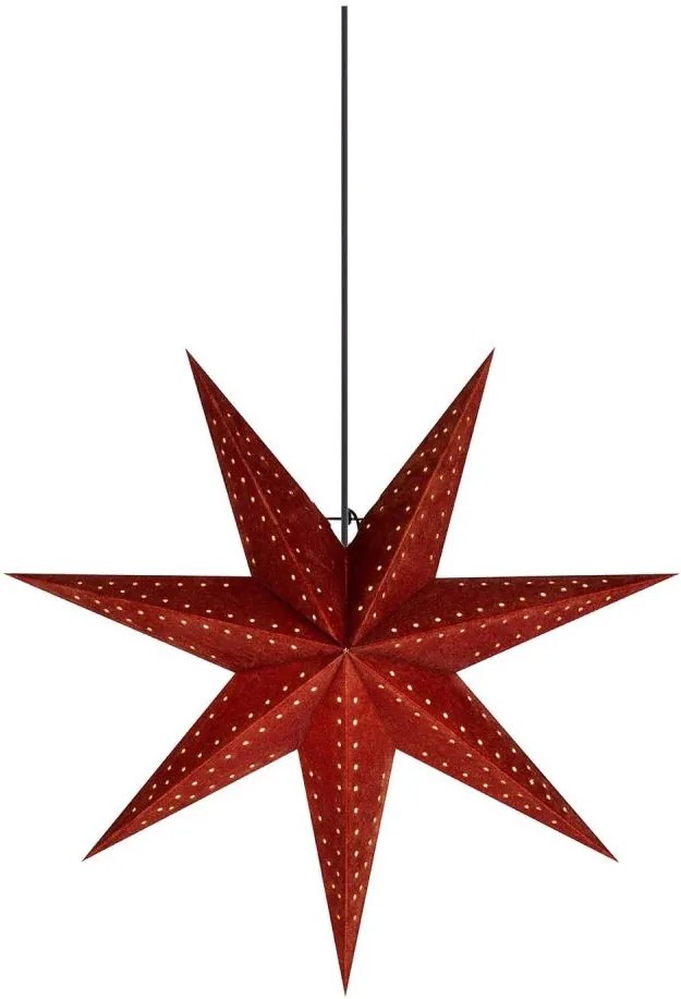 Markslöjd 705807 - Karácsonyi dekoráció EMBLA 1xE14/6W/230V átm. 45 cm piros
