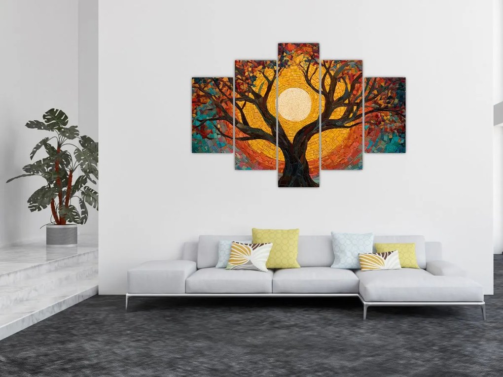 Kép - Nap az élet fájának koronájában (150x105 cm)