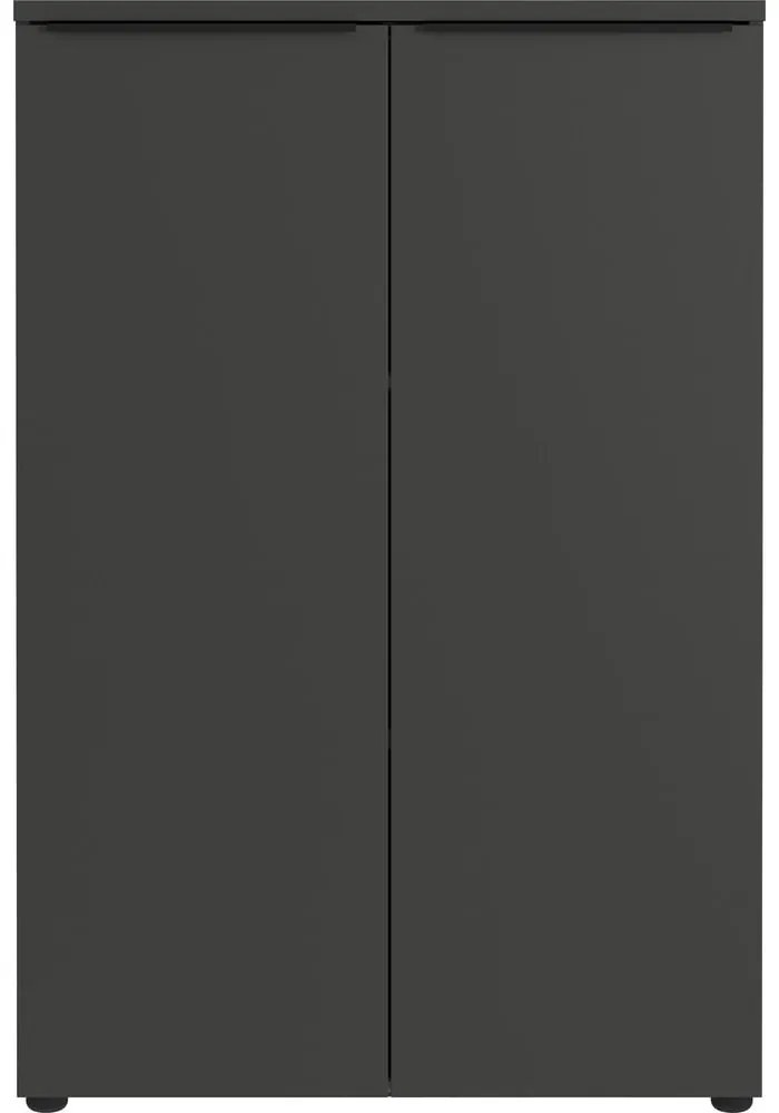 Antracitszürke szekrény 81x120 cm Mailand – Germania