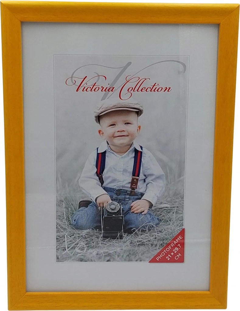 Képkeret A4 21x29,7cm sárga