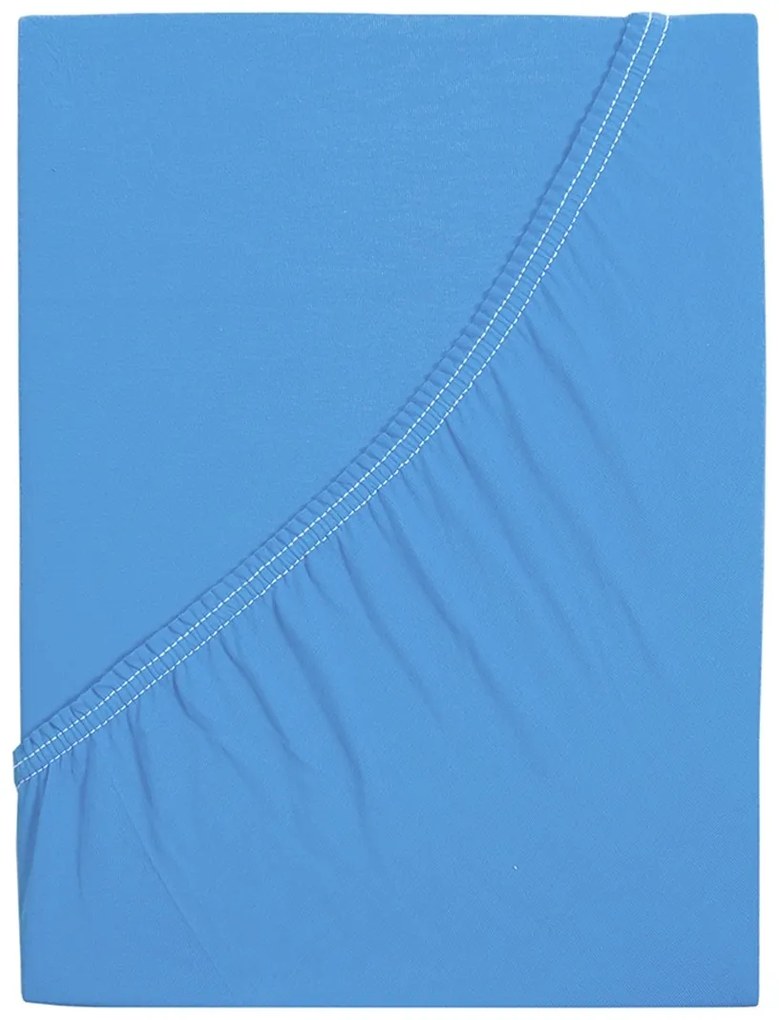 4Home Premium jersey lepedő kék, 180 x 200 cm, 180 x 200 cm