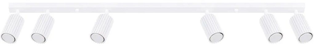 Sollux SL.1547 - Spotlámpa KARBON 6xGU10/10W/230V fehér