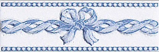 Fineza Ricordi Bordűr bleu 7x20 cm fényes RICLIFIA