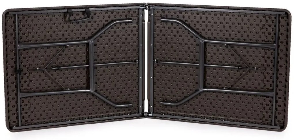 Összecsukható catering asztal 180cm Brown Rattan