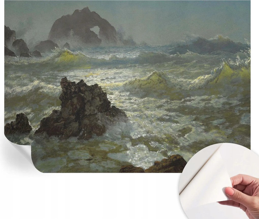 Modern öntapadós fotótapéta Mosható Viharos tenger 208x146 cm