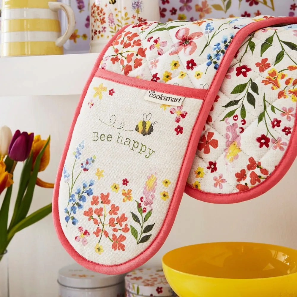 Bee Happy pamut dupla edényfogó - Cooksmart ®