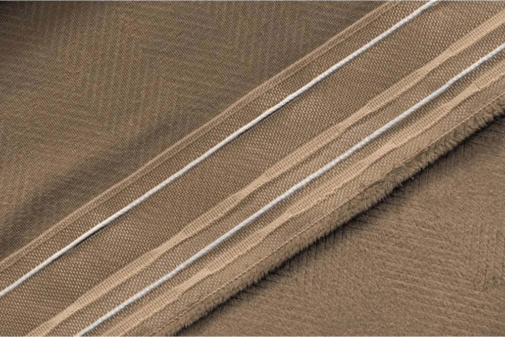 Sötétítő függöny ELVIO VELVET 140x250 cm, bézs Felfüggesztés: Fém gyűrűk