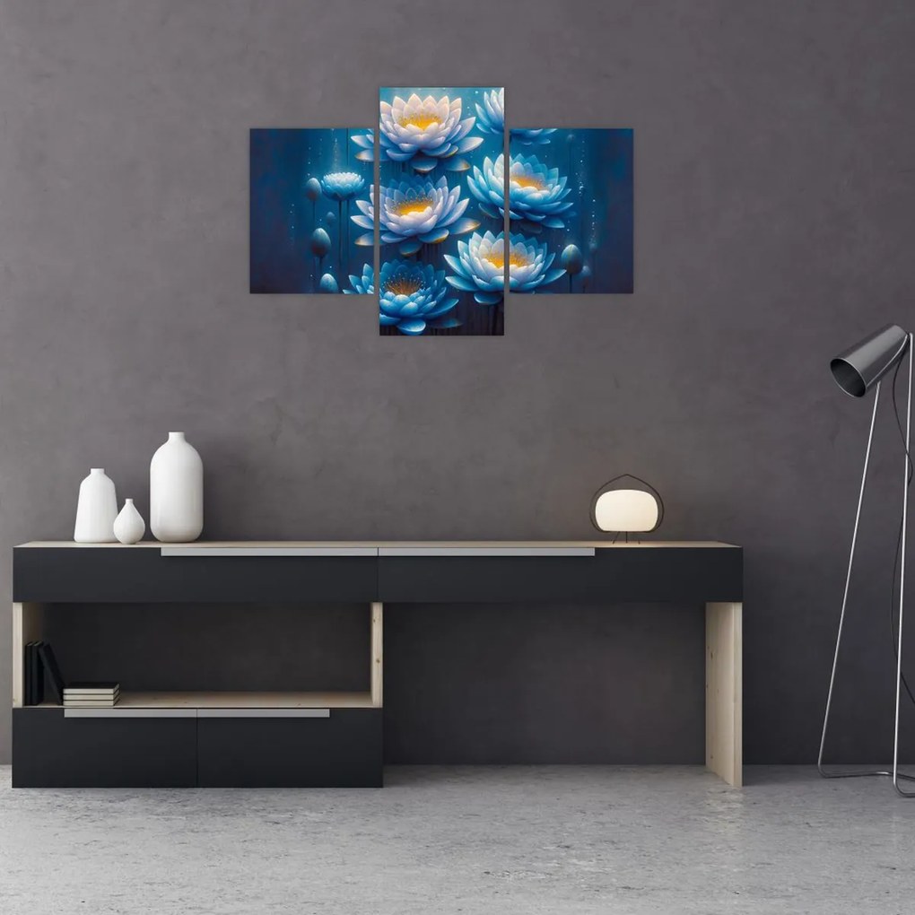 Kép - Tavirózsák a víz alatt (90x60 cm)