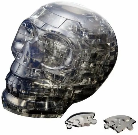 HCM Kinzel 3D kristály puzzle koponya, 49 db
