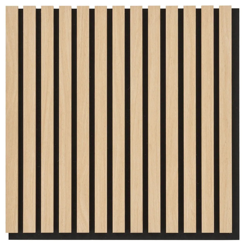 Akusztikus panel, fa furnér, natúr, tölgy hatású 52x52x2,2 cm